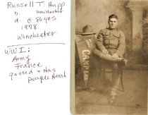 Russell T Hupp, US Army, WWI